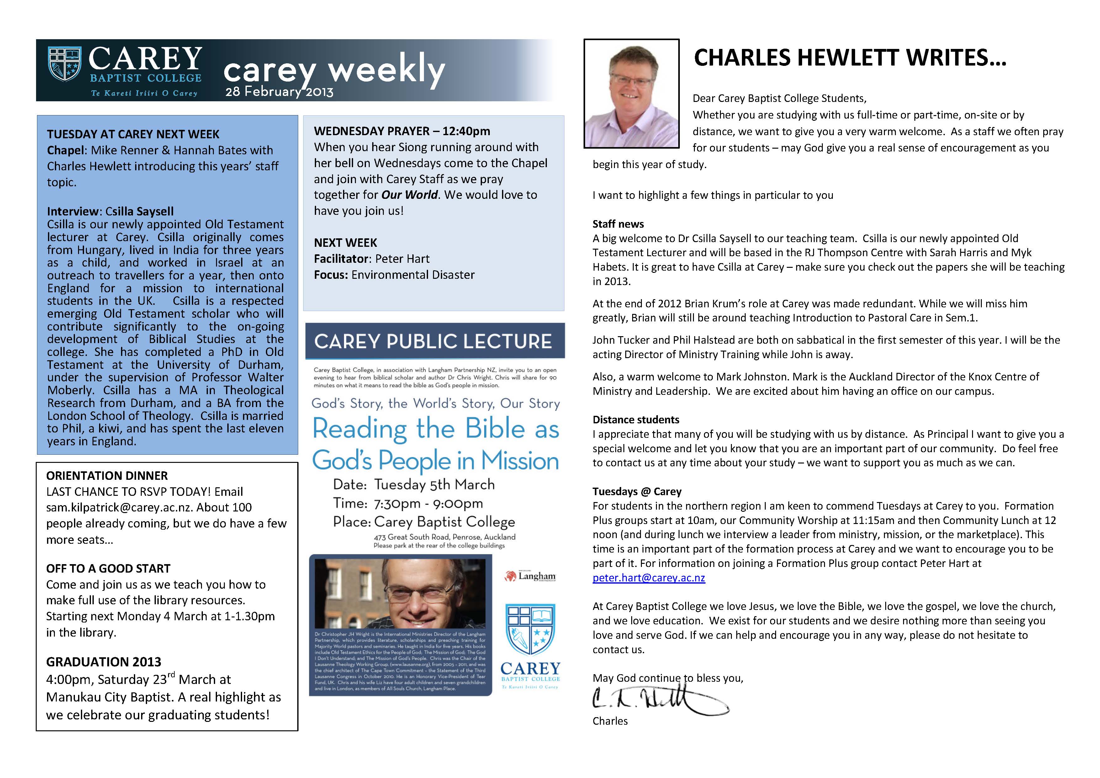 Carey Weekly